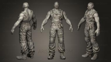 Figurines heroes, monsters and demons (STKM_0006) 3D model for CNC machine